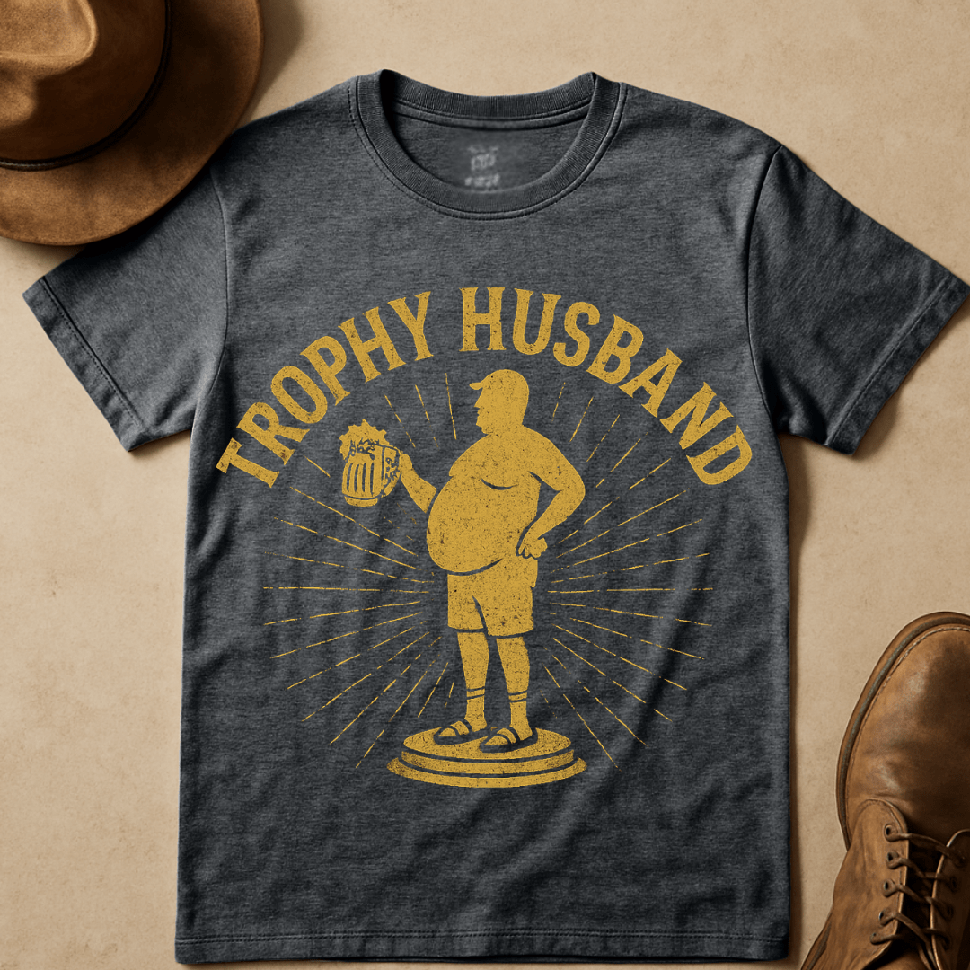 TROPHY HUSBAND SILHOUETTE T-SHIRT