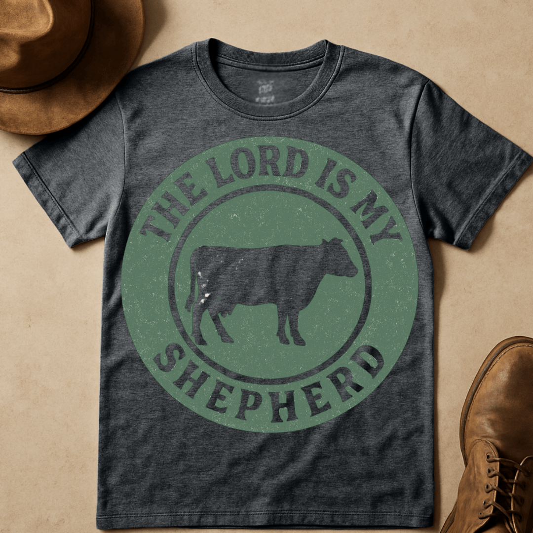 RUSTIC COW BADGE T-SHIRT