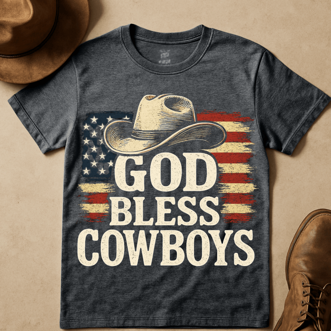 GODBLESS COWBOYS T-SHIRT