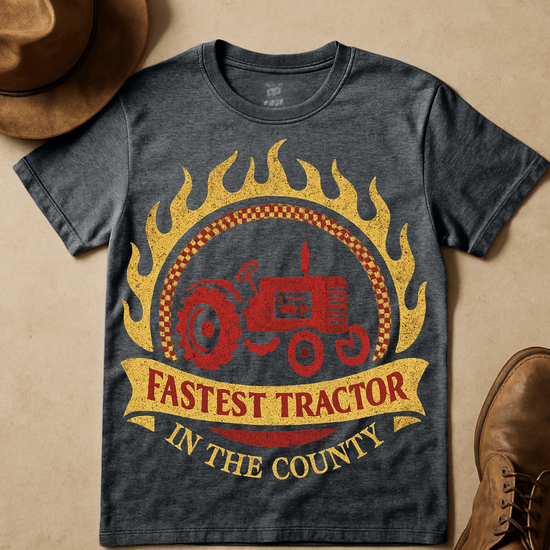 FASTEST TRACTOR COUNTY FAIR T-SHIRT