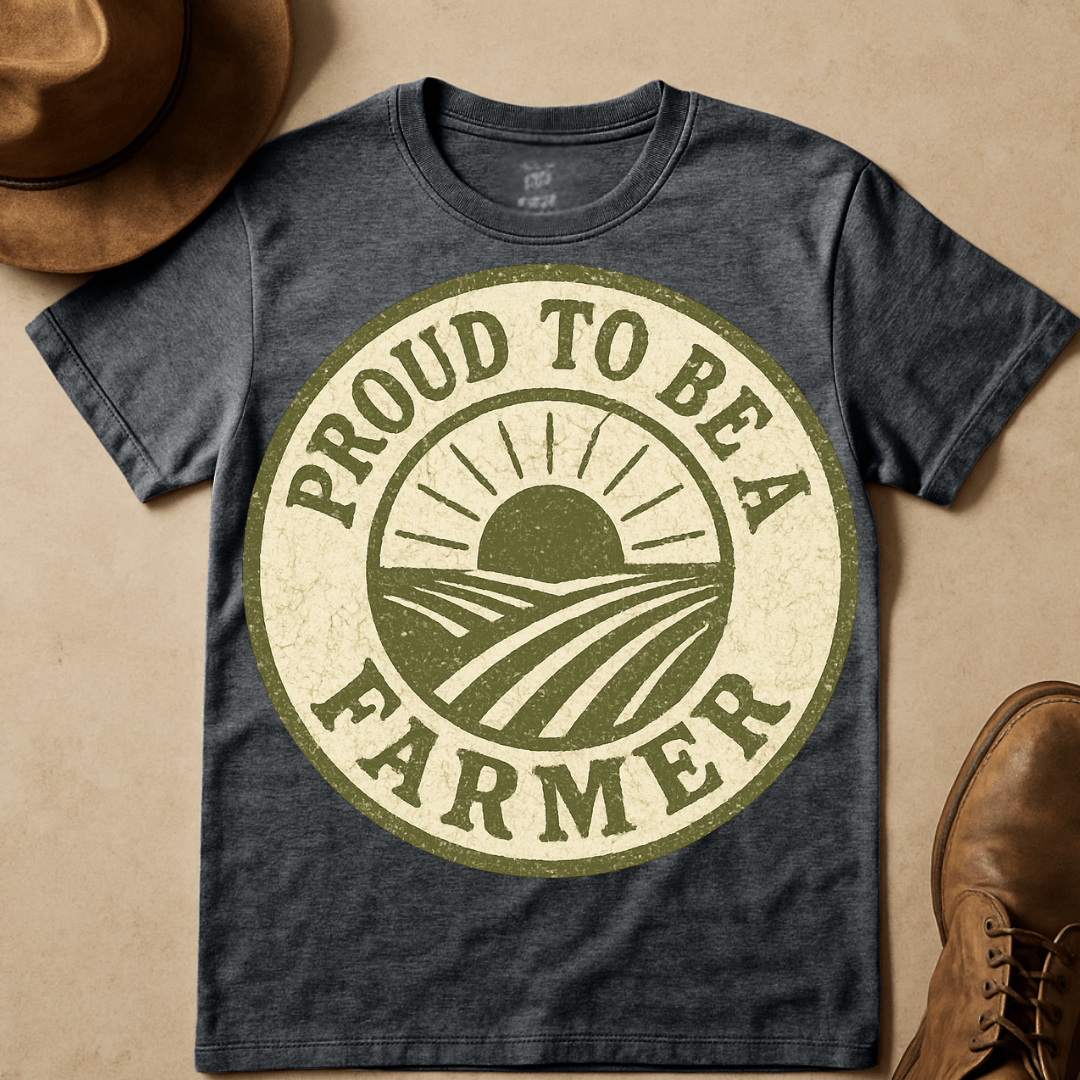 FARMER SUNRISE BADGE T-SHIRT