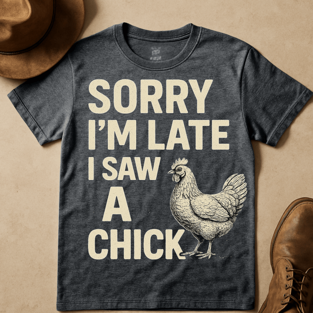 SAW A CHICKEN T-SHIRT