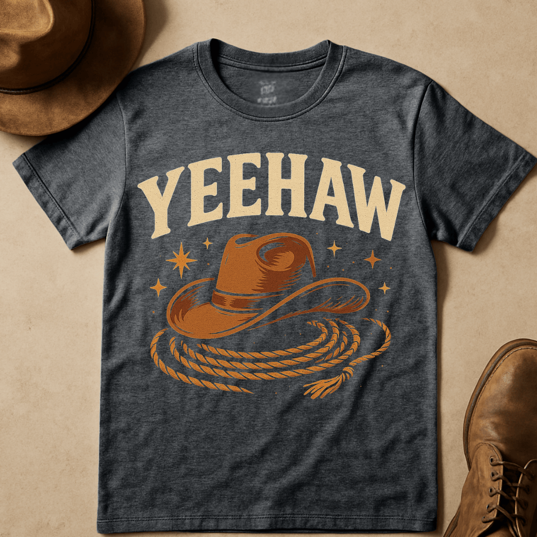 YEEHAW HAT T-SHIRT