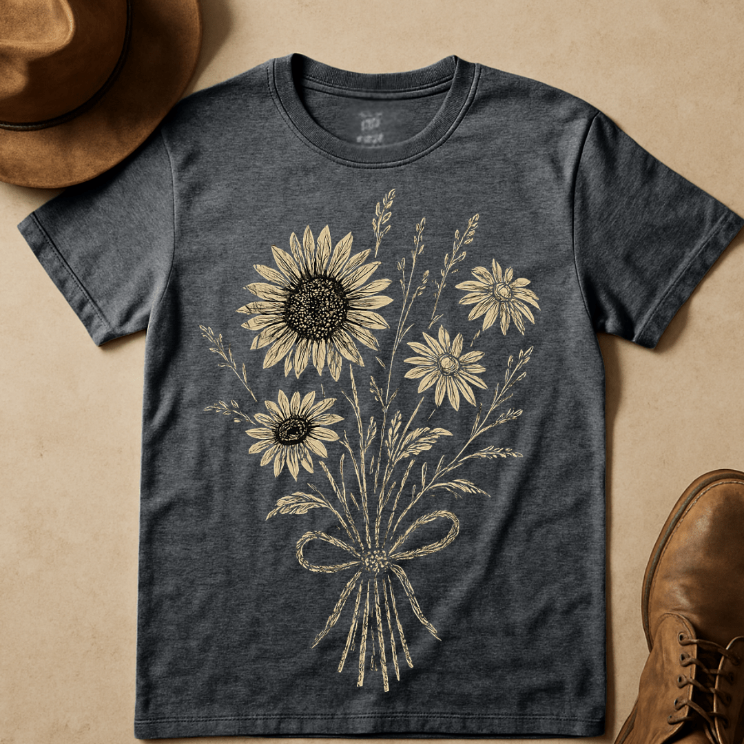 WESTERN FLORAL BOUQUET T-SHIRT