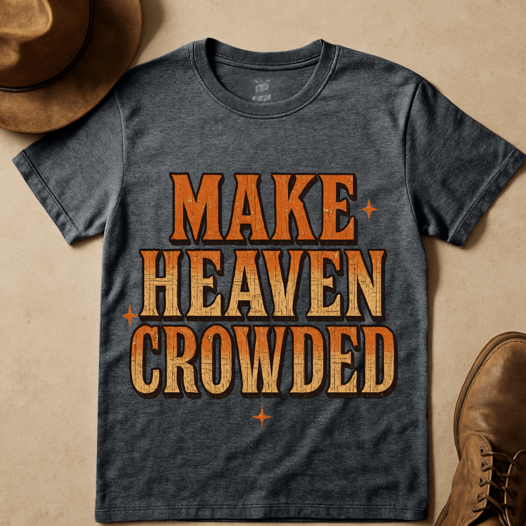 MAKE HEAVEN CROWDED T-SHIRT