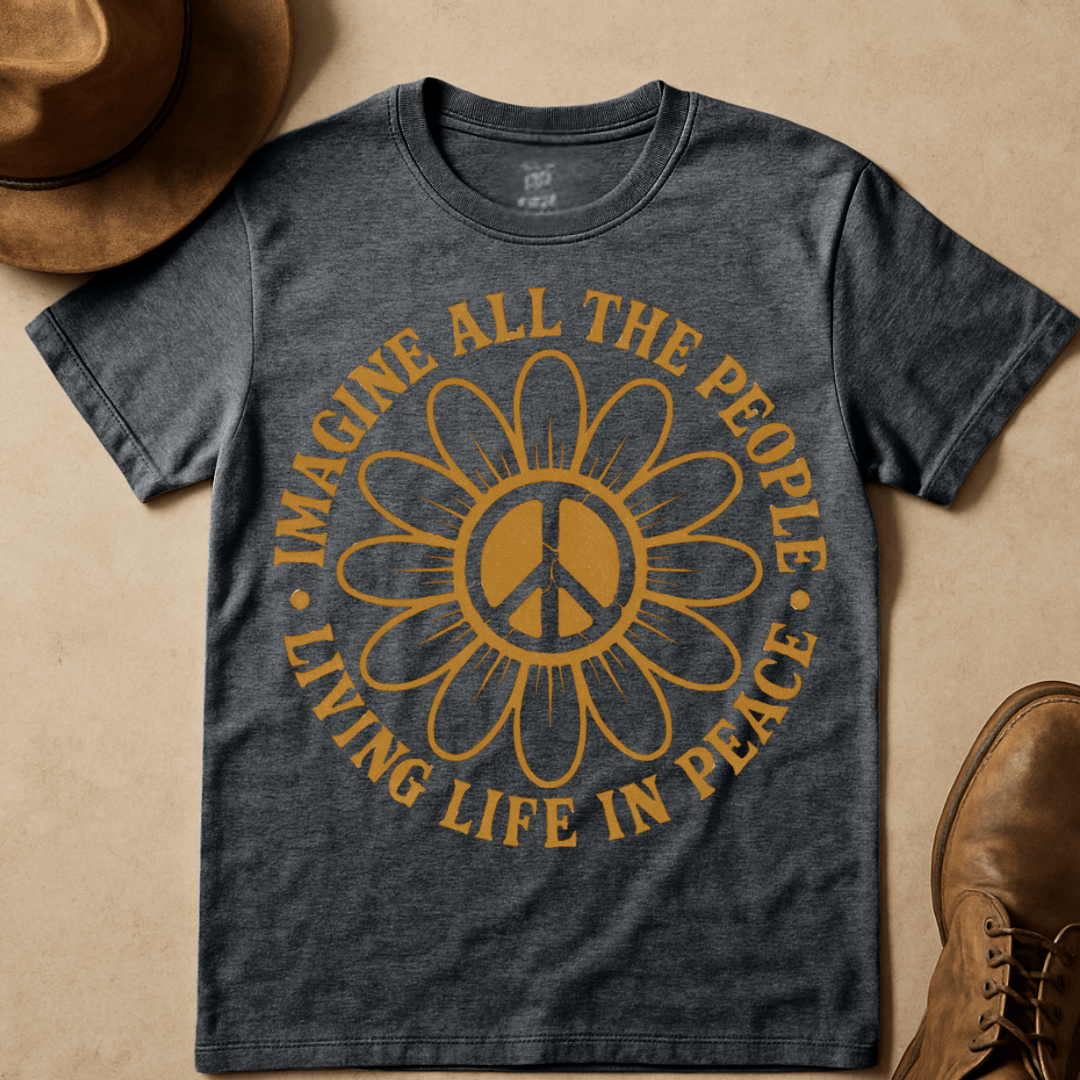 BOHO PEACE QUOTE T-SHIRT