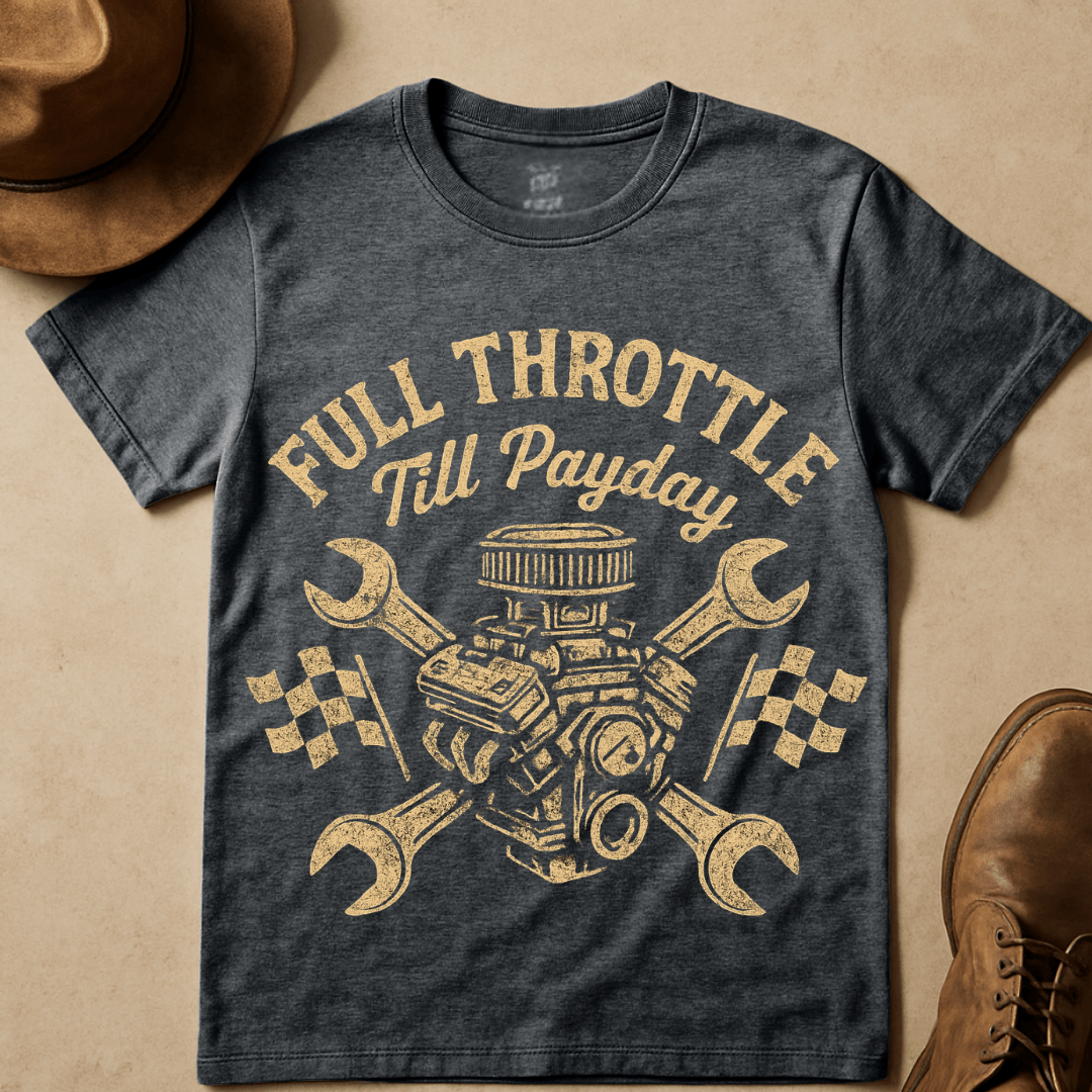 GARAGE ENGINE BADGE T-SHIRT