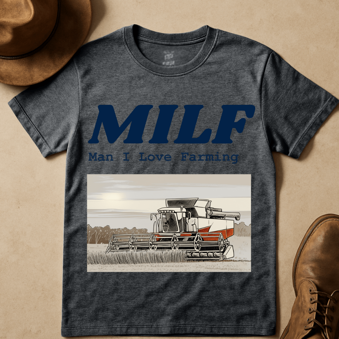MAN I LOVE FARMING COMBINE T-SHIRT