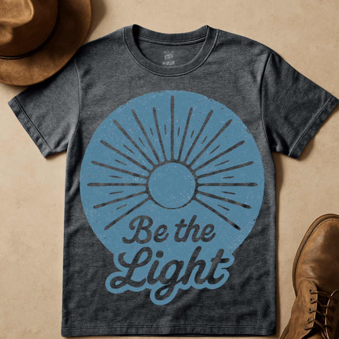 DENIM SUNBURST T-SHIRT