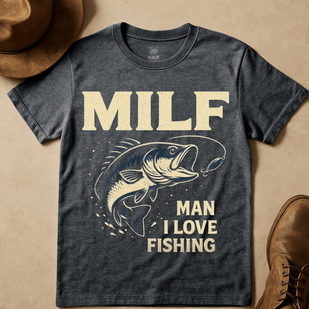 MILF FISHING T-SHIRT