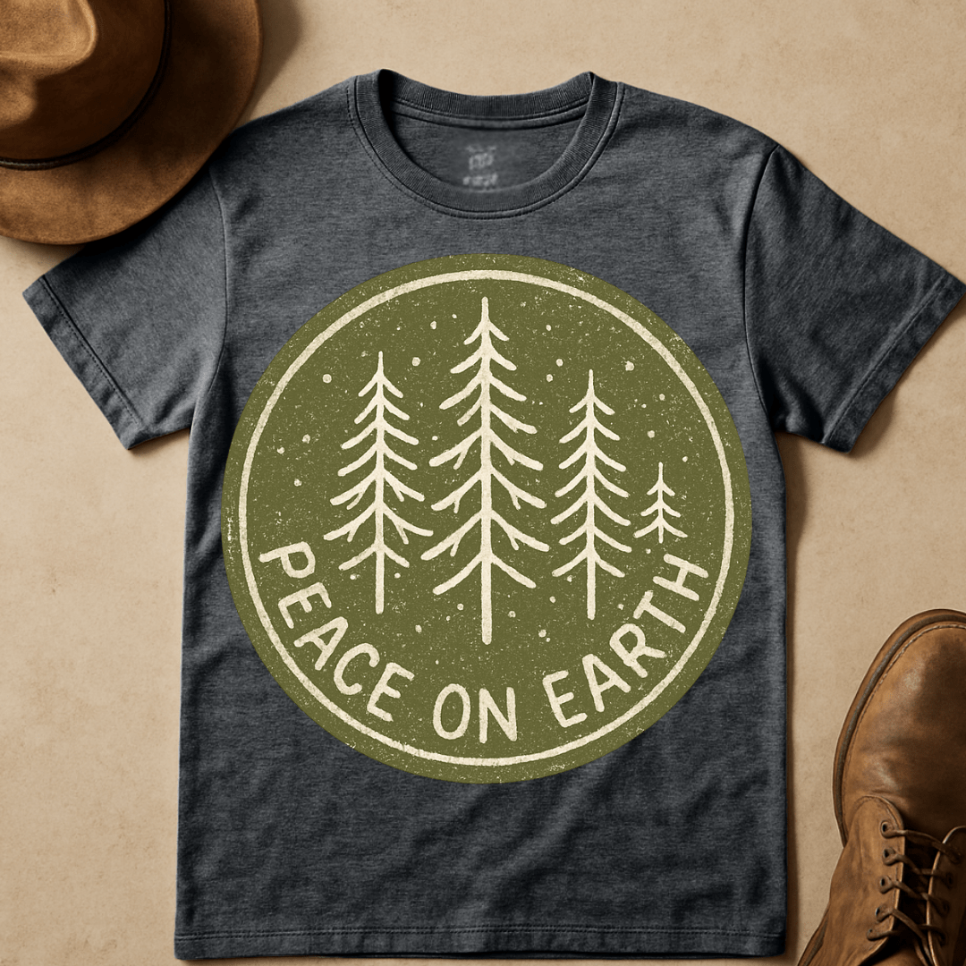 PINE TREE SNOWFALL T-SHIRT