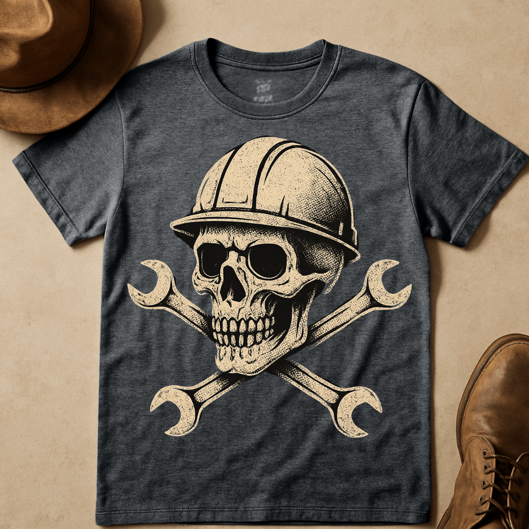 CONSTRUCTION SKULL T-SHIRT