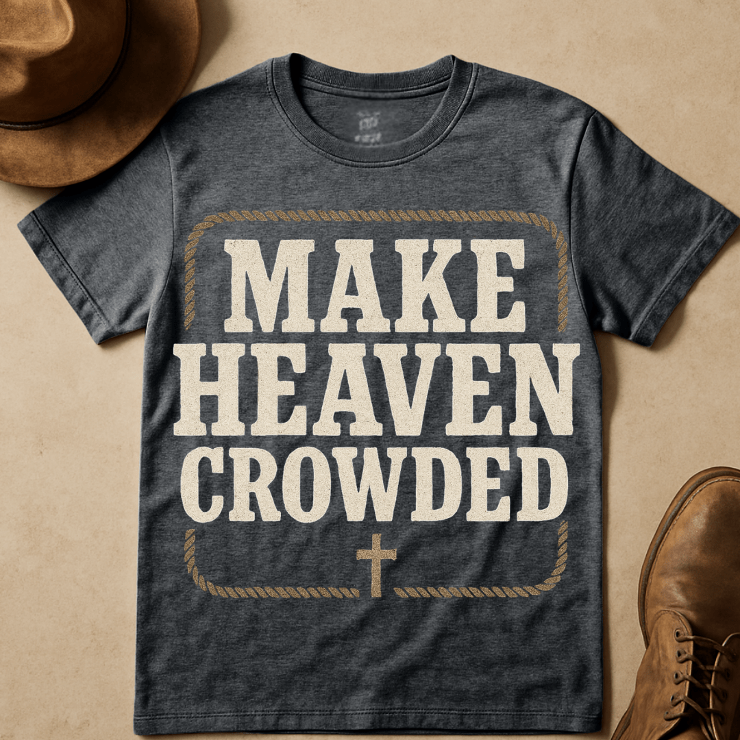 MAKE HEAVEN CROWDED ROPE T-SHIRT