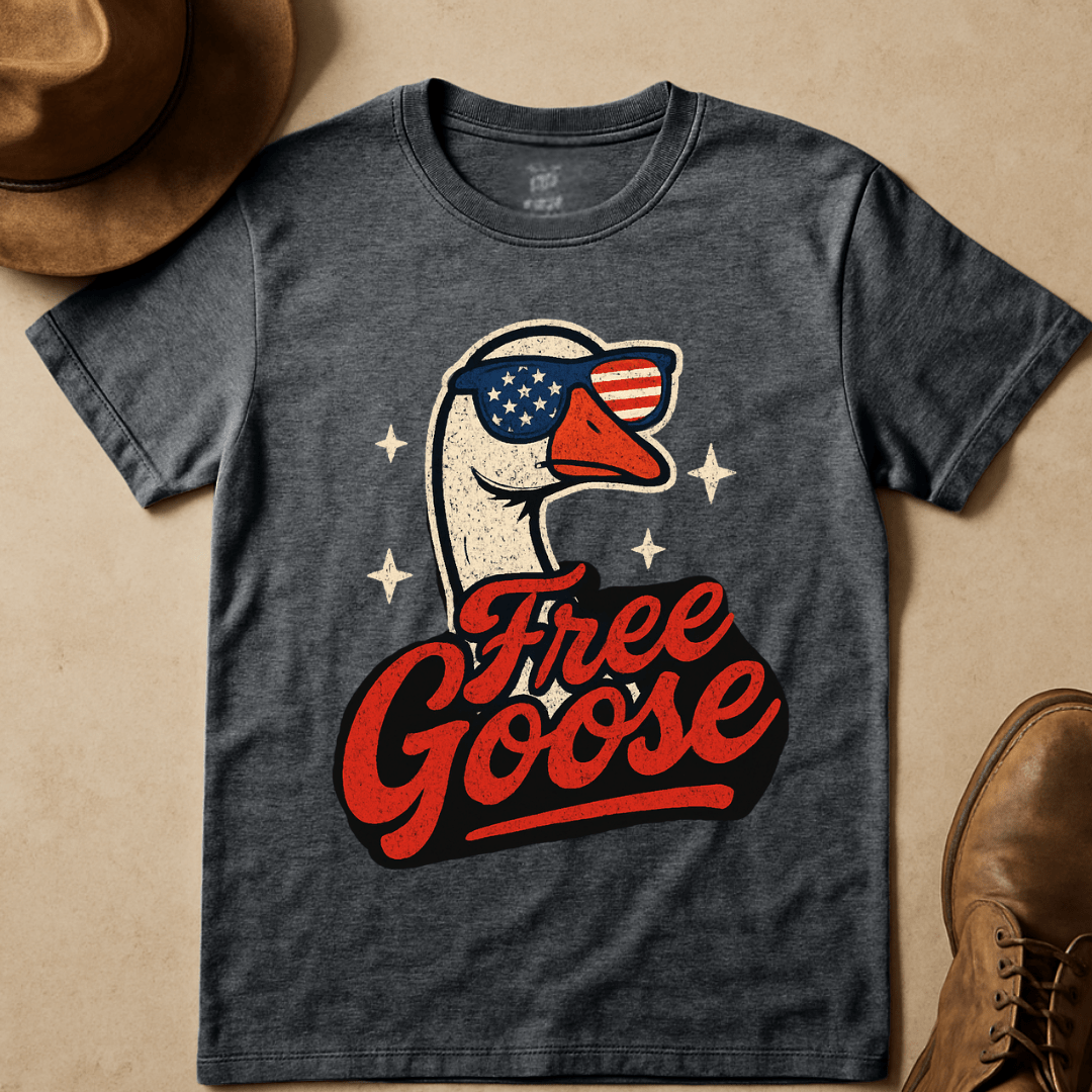 RETRO FREE GOOSE T-SHIRT