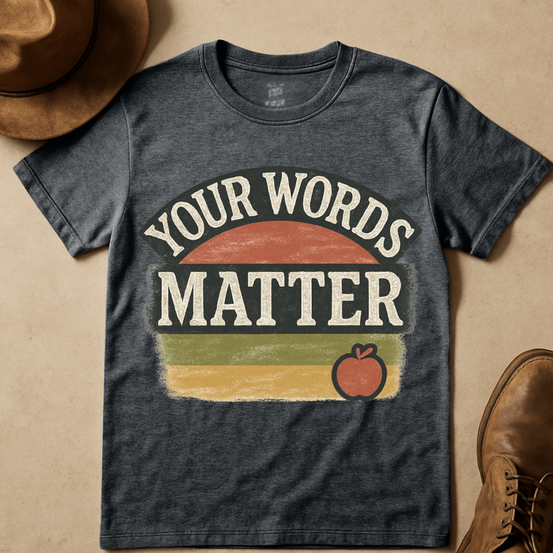 YOUR WORDS MATTER T-SHIRT