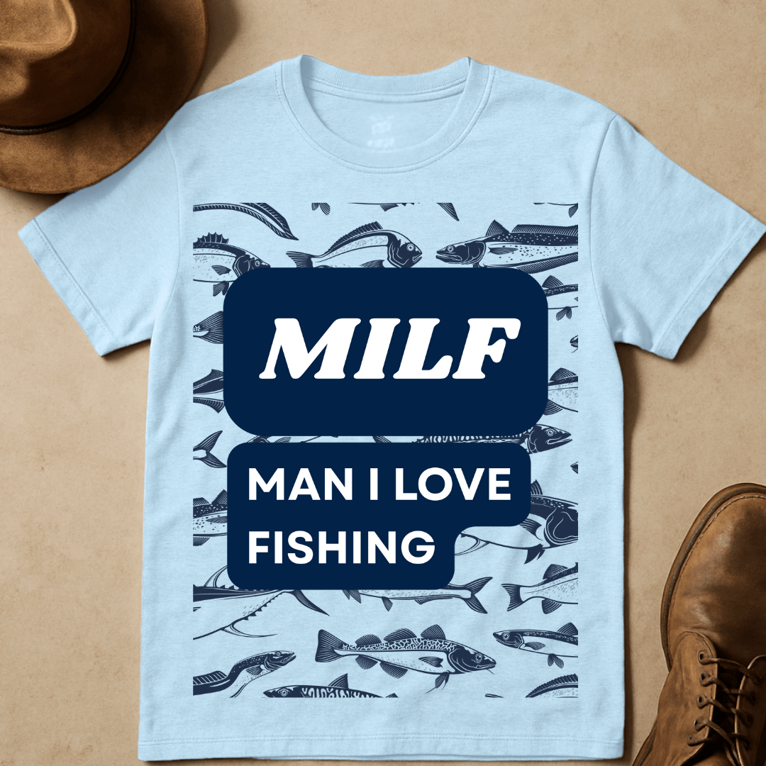 MAN I LOVE FISHING T-SHIRT