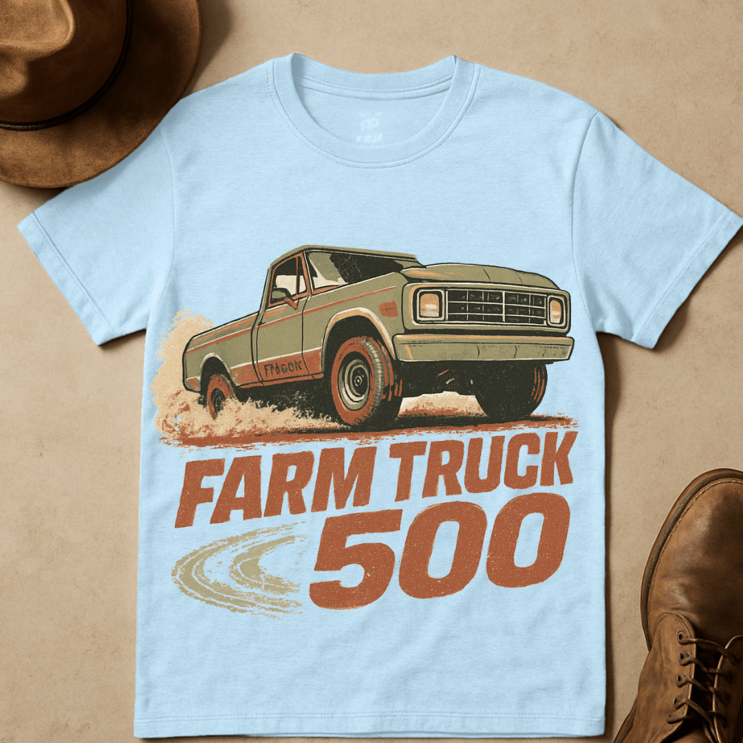 FARM TRUCK 500 DRIFT RACING T-SHIRT