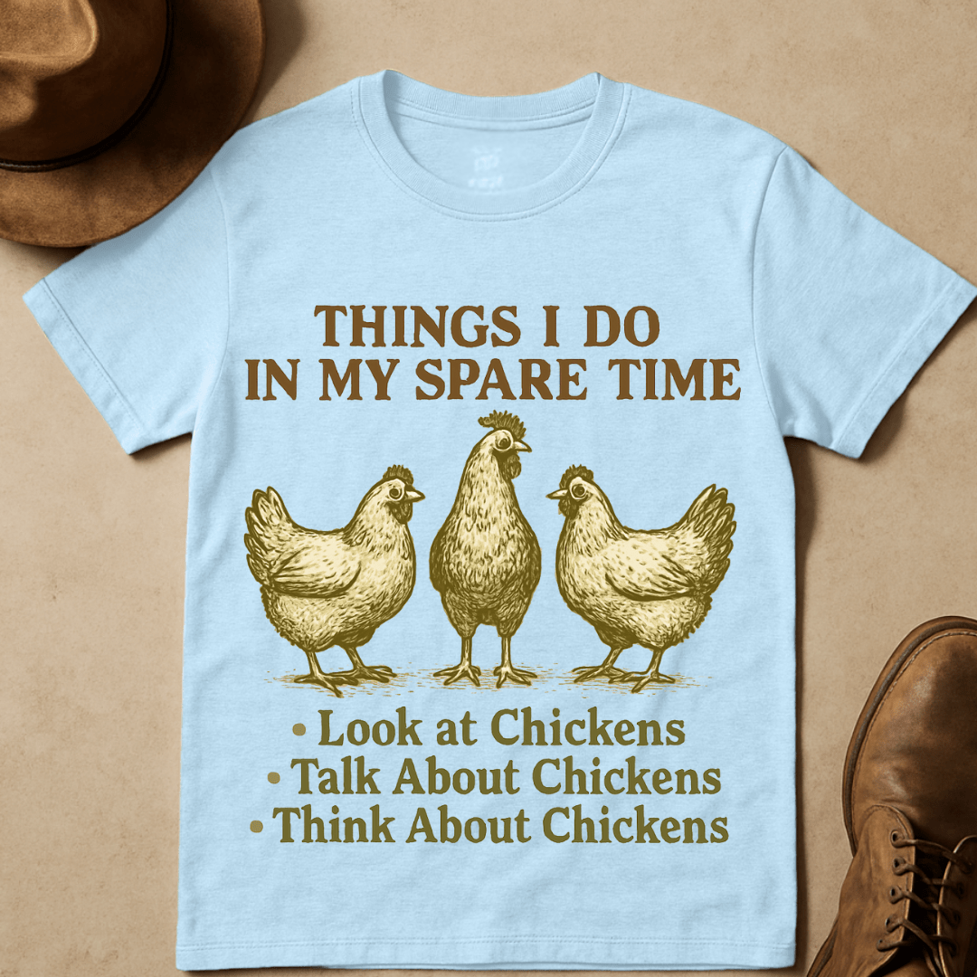 TRIO OF CHICKENS T-SHIRT