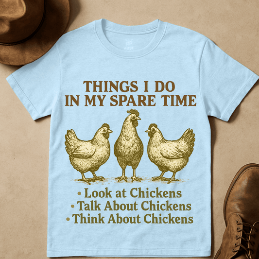 TRIO OF CHICKENS T-SHIRT