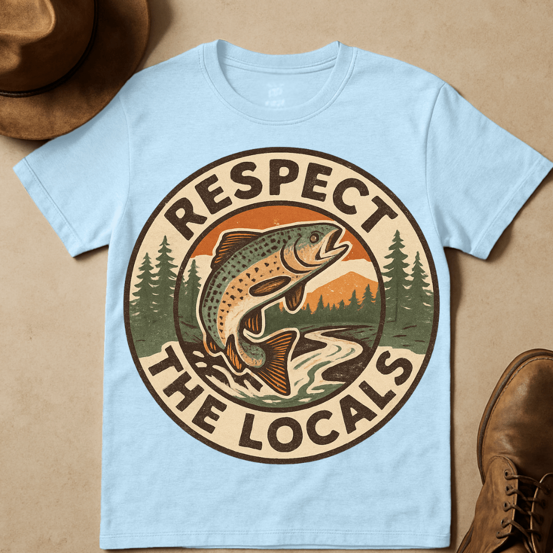 LEAPING TROUTS T-SHIRT