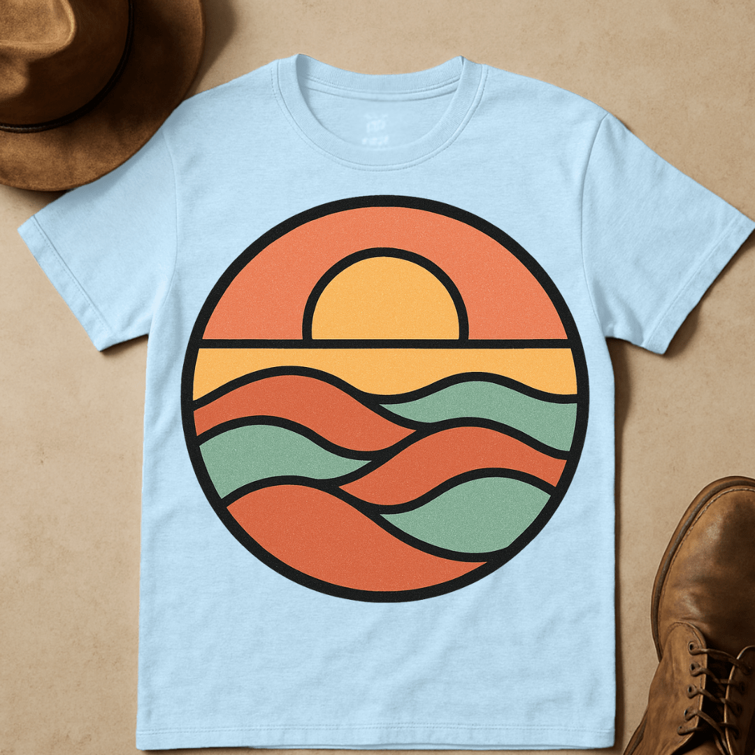GROOVY SUNSET T-SHIRT