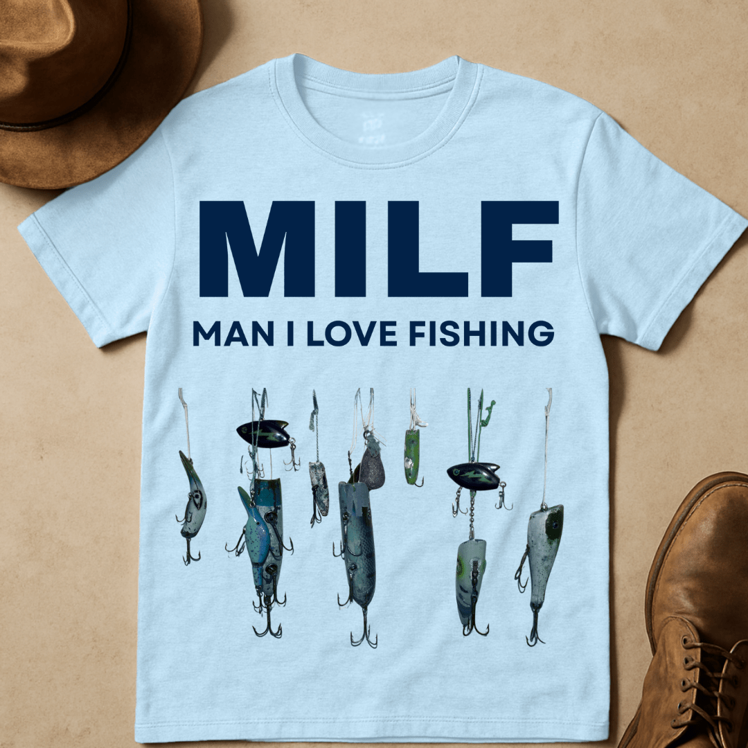 MAN I LOVE FISHING T-SHIRT
