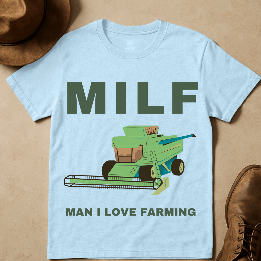MAN I LOVE FARMING GREEN T-SHIRT