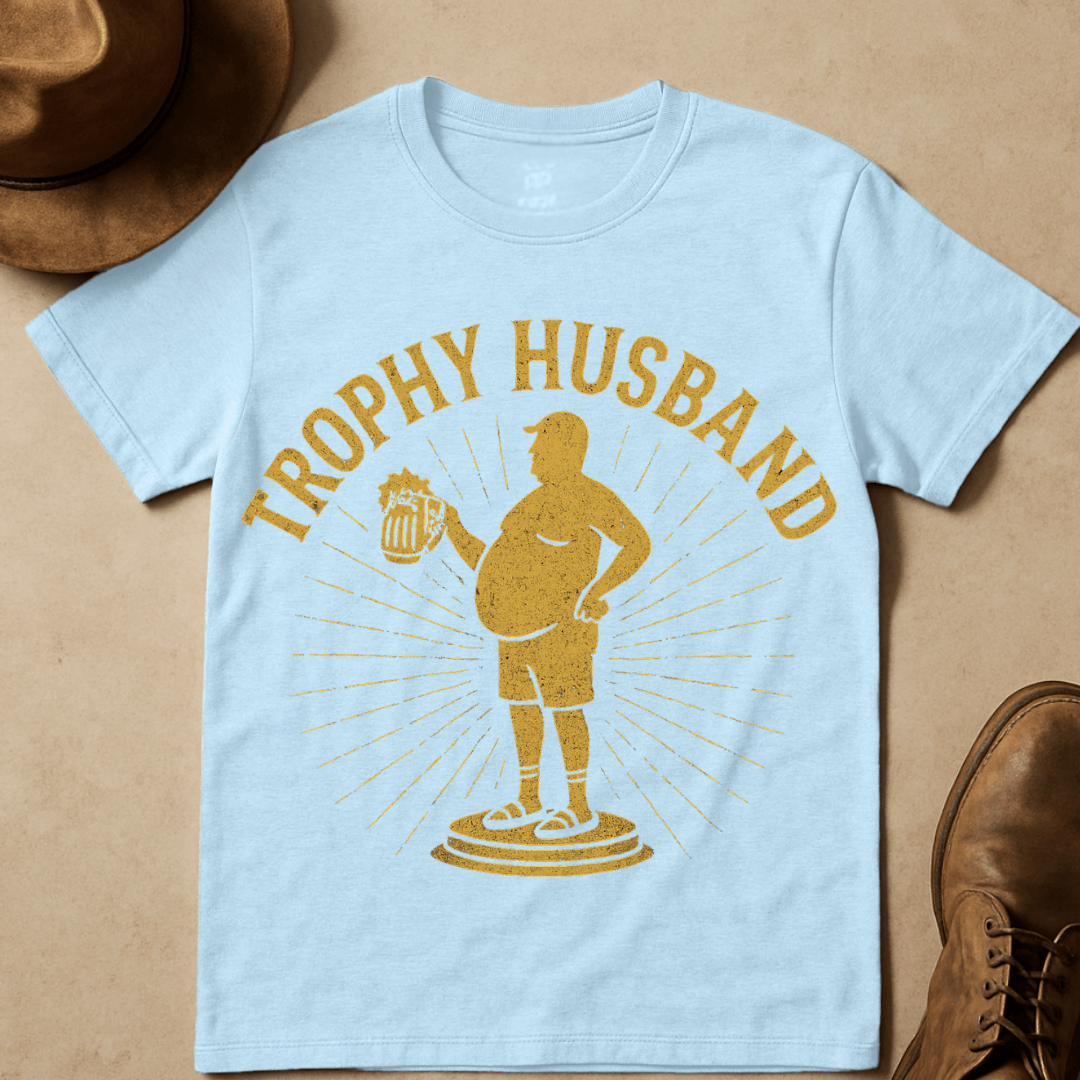 TROPHY HUSBAND SILHOUETTE T-SHIRT