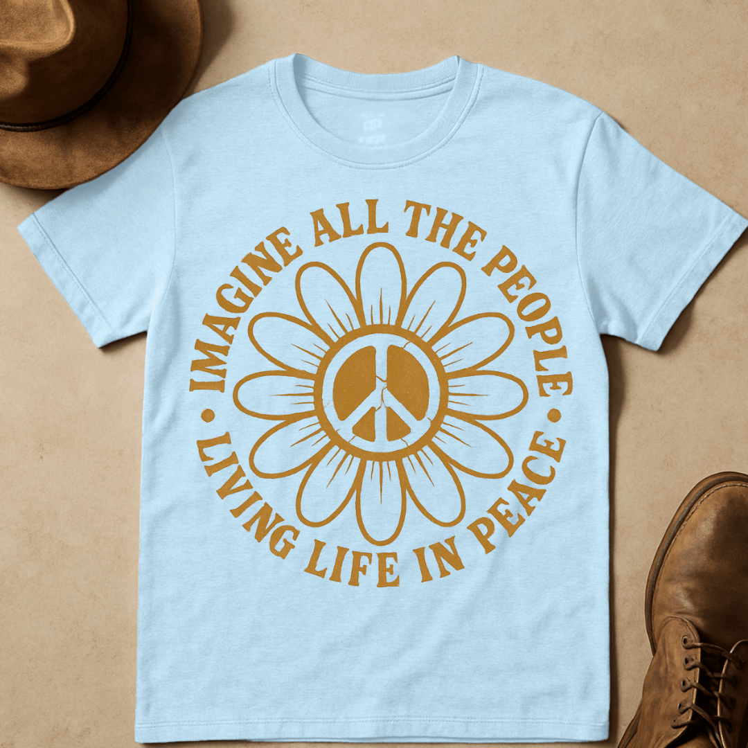 BOHO PEACE QUOTE T-SHIRT