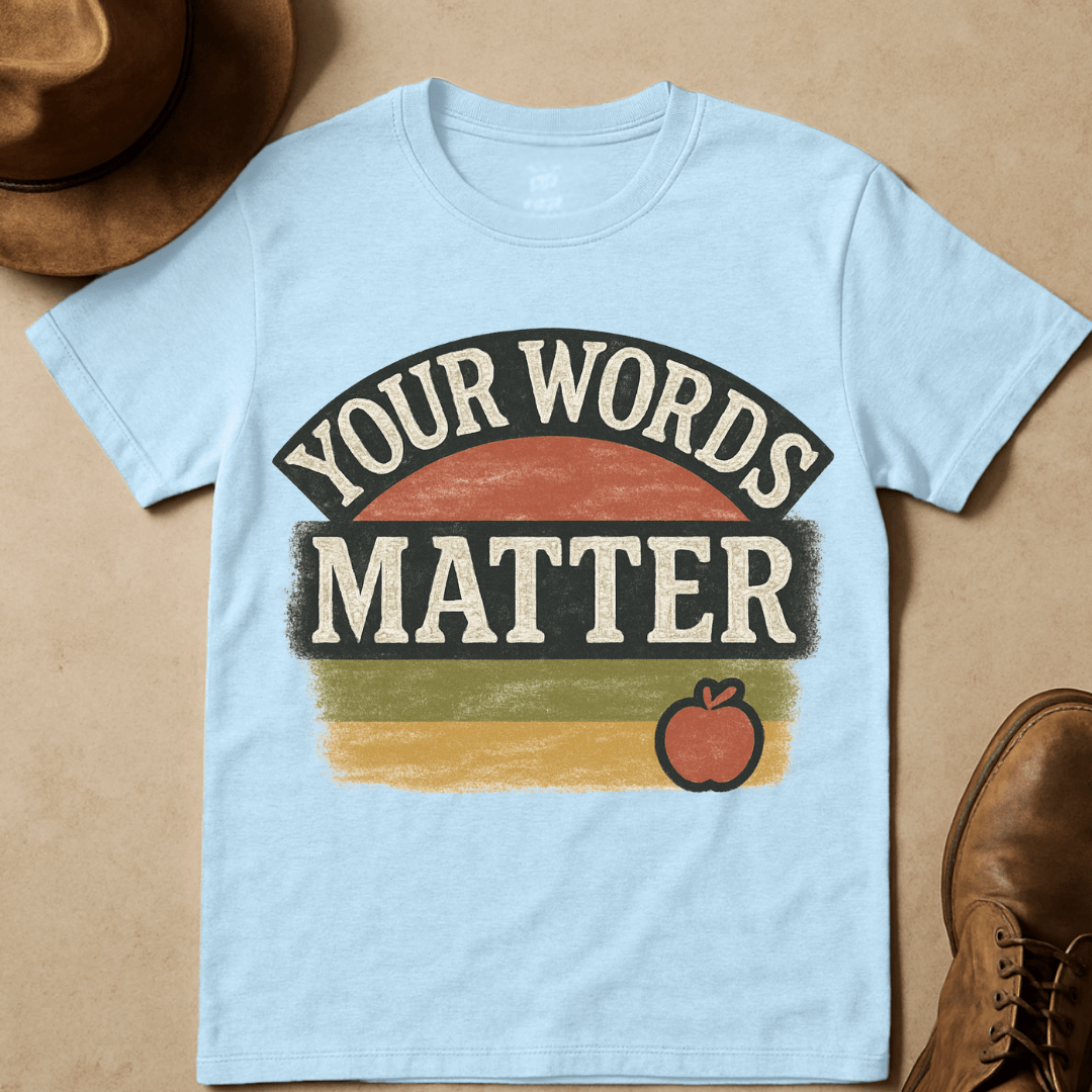 YOUR WORDS MATTER T-SHIRT