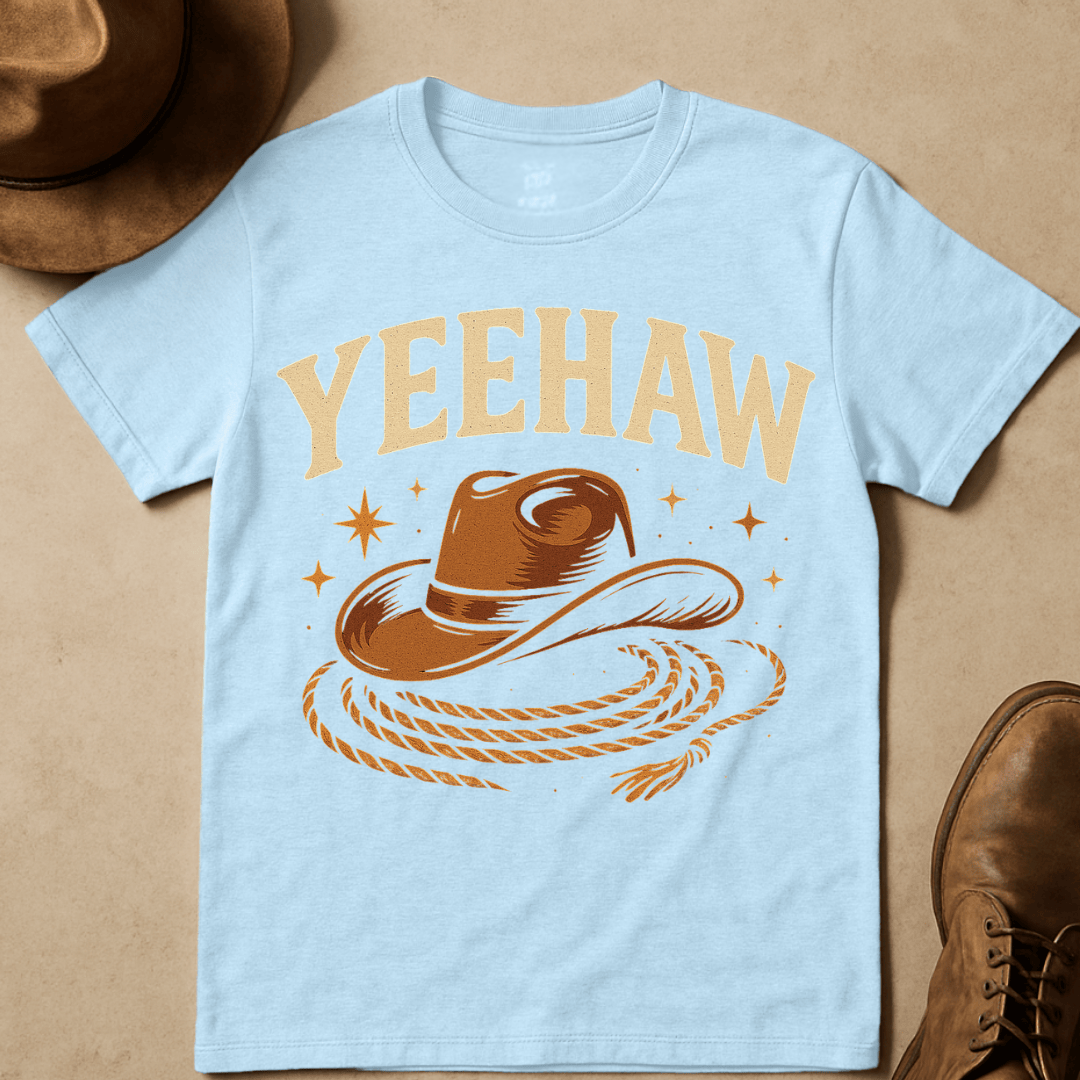 YEEHAW HAT T-SHIRT