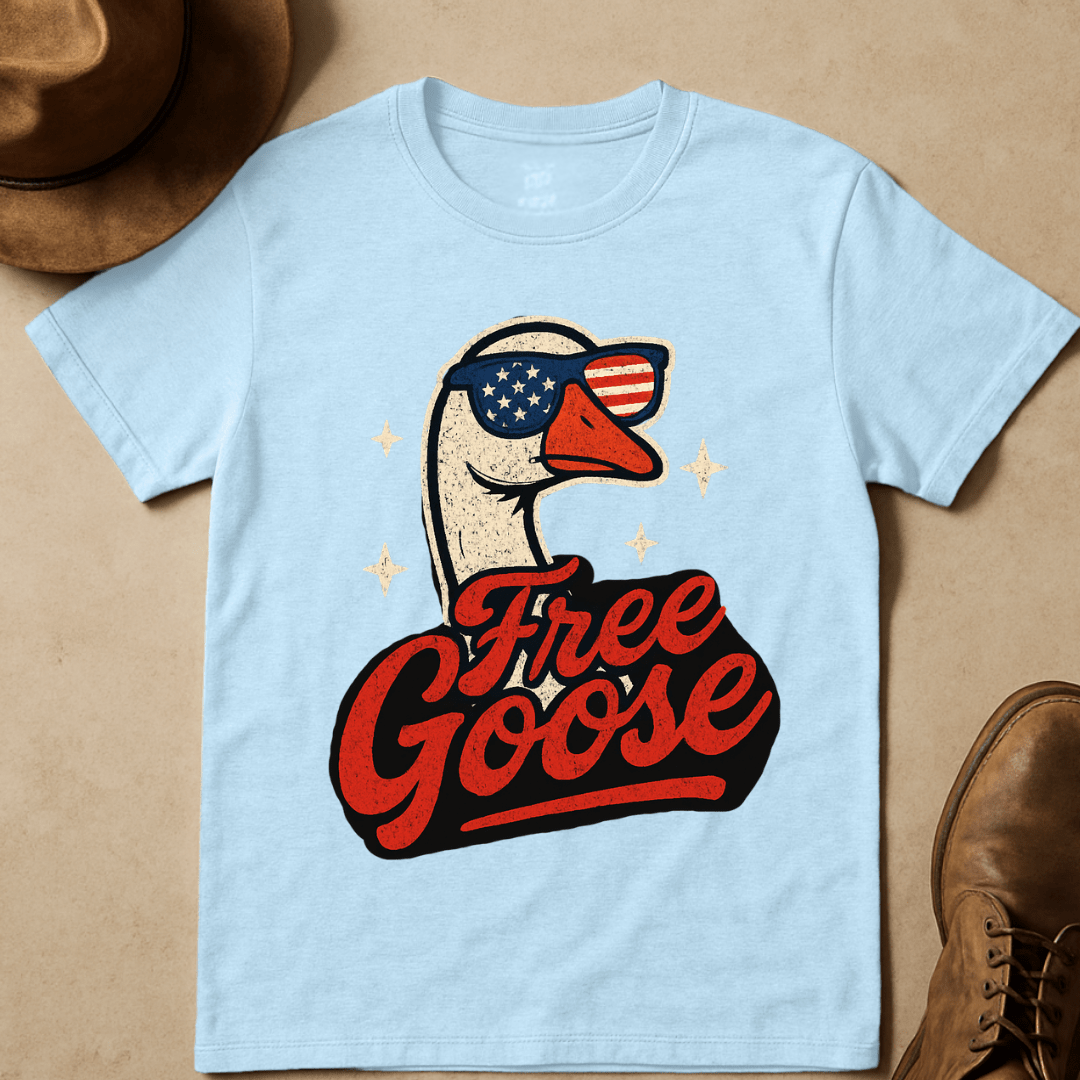 RETRO FREE GOOSE T-SHIRT