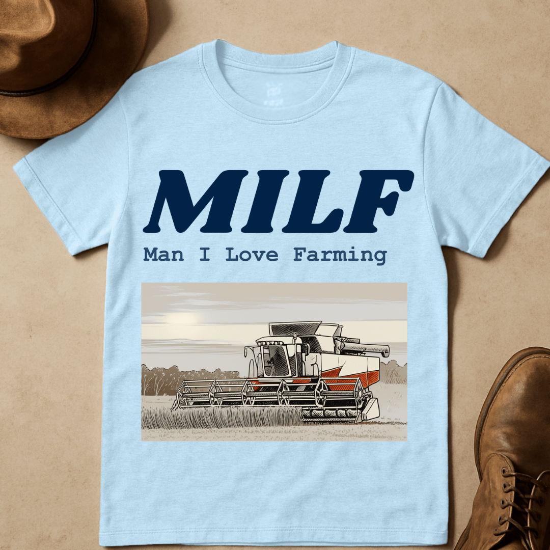 MAN I LOVE FARMING COMBINE T-SHIRT