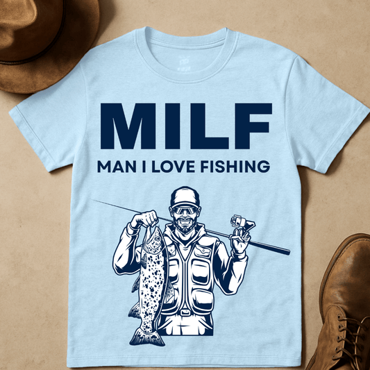 MAN I LOVE FISHING T-SHIRT