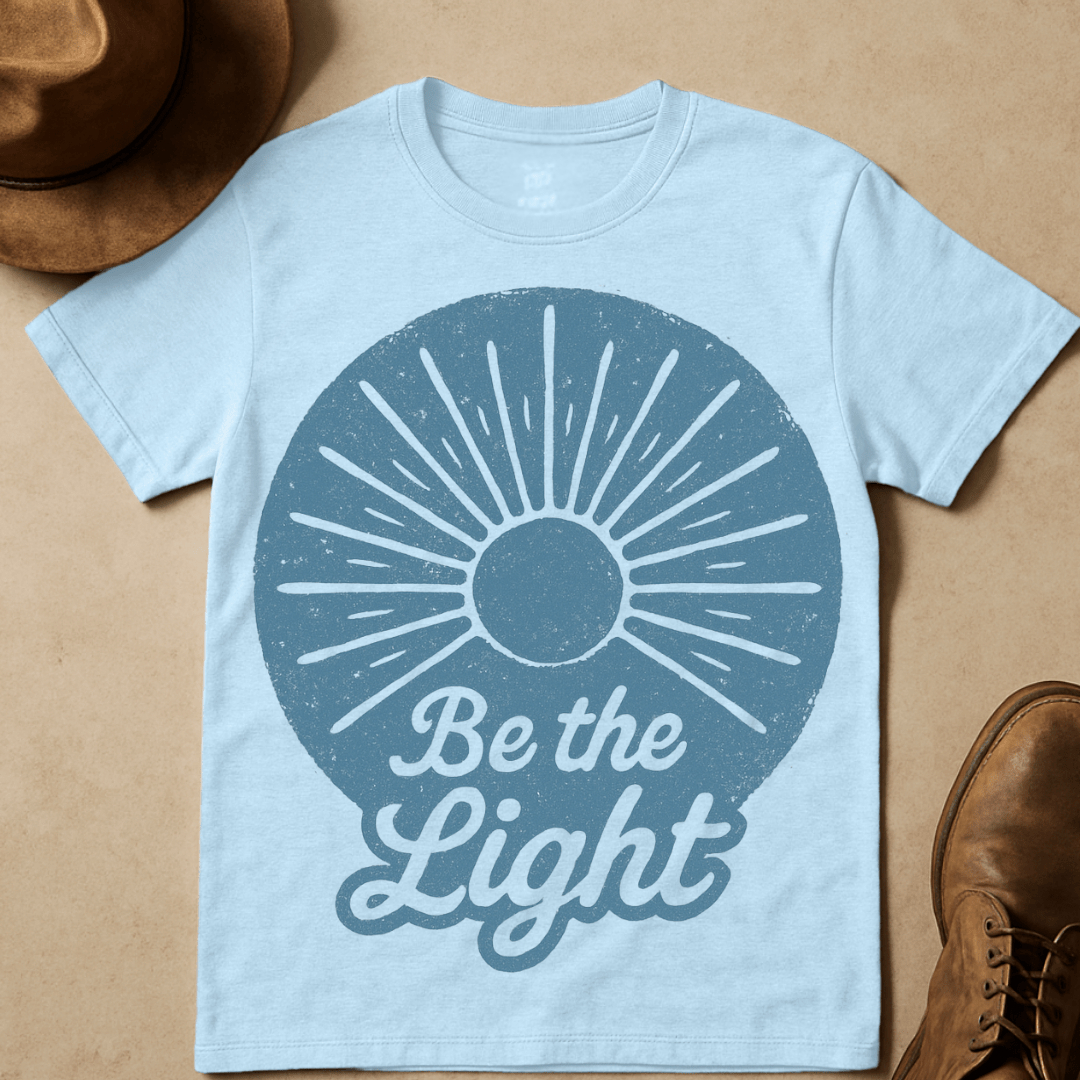 DENIM SUNBURST T-SHIRT