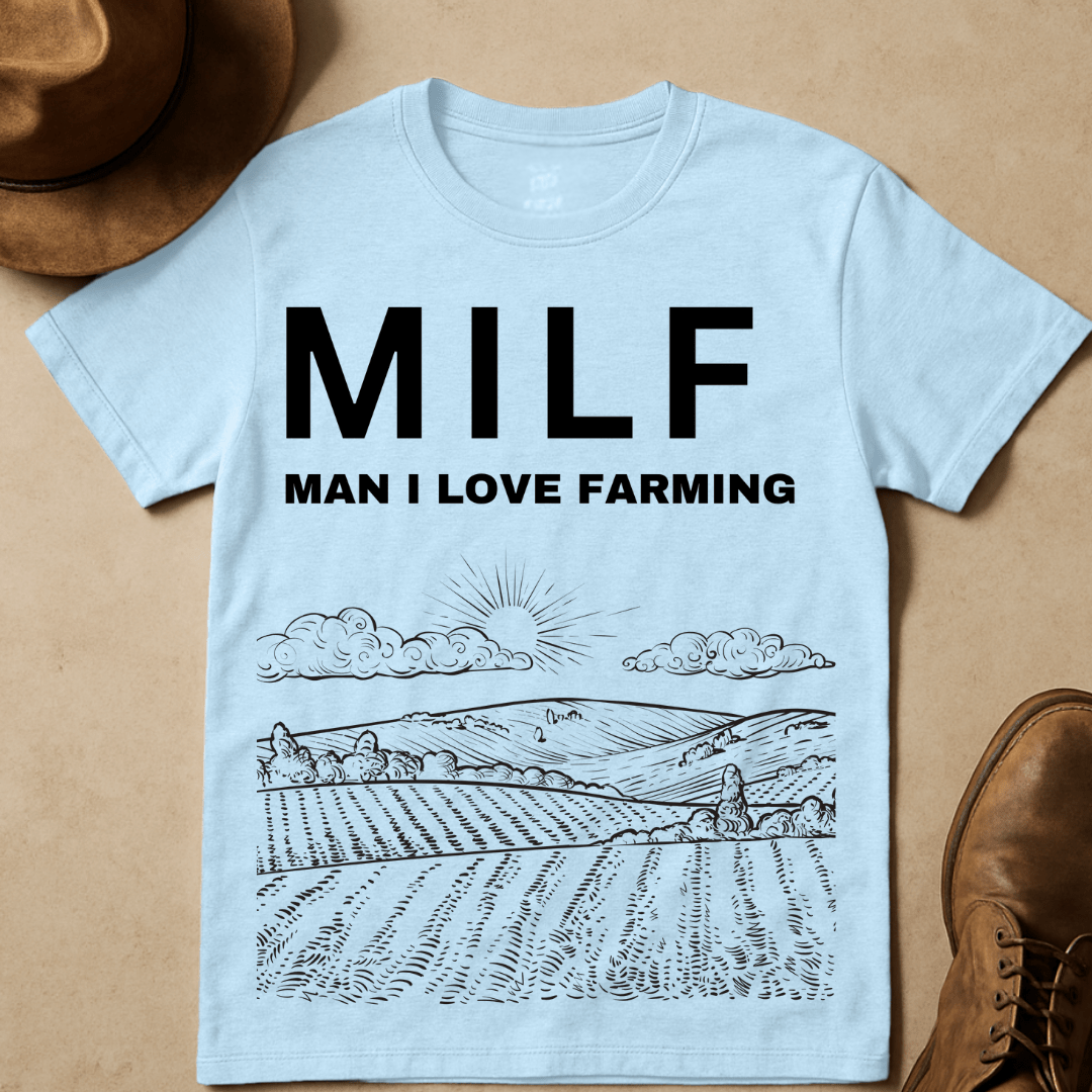 MAN I LOVE FARMING T-SHIRT