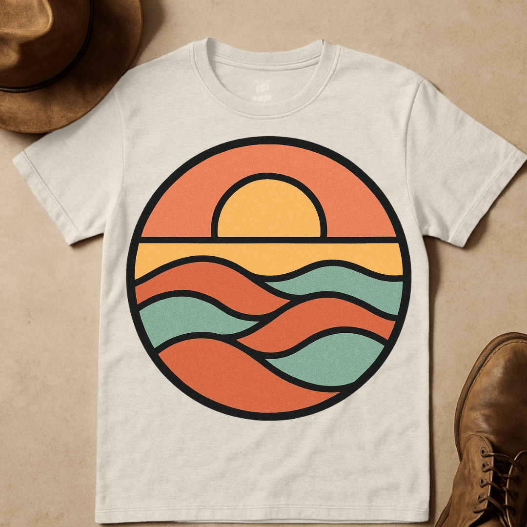GROOVY SUNSET T-SHIRT