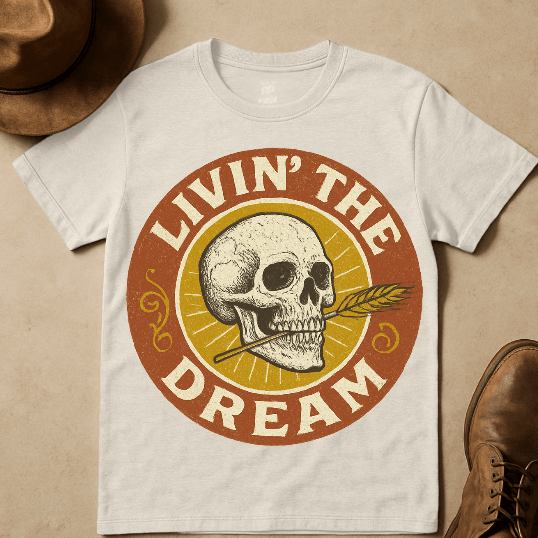 WESTERN SKULL T-SHIRT