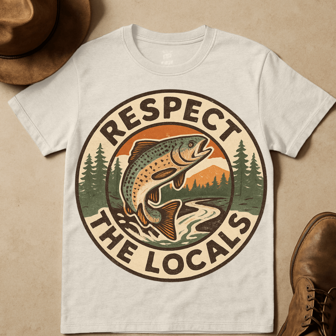 LEAPING TROUTS T-SHIRT