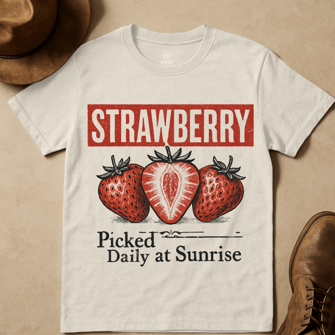 STRAWBERRY FARM MARKET T-SHIRT