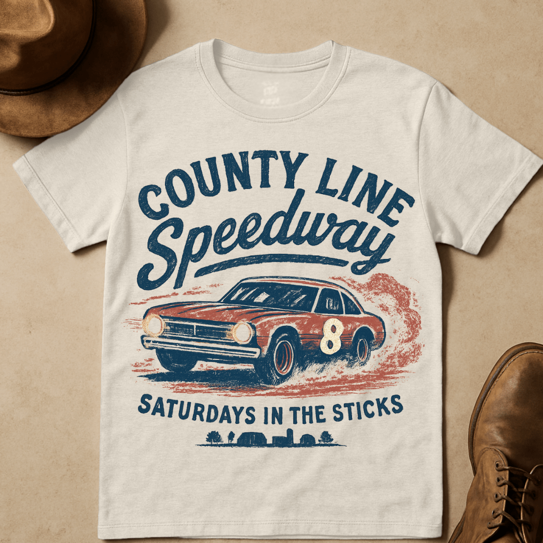 RACING COUNTY LINE SPEEDWAY T-SHIRT