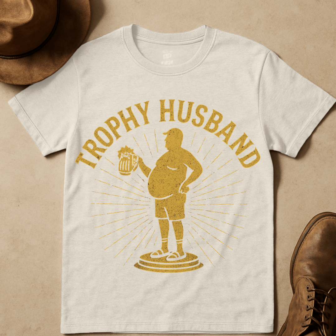 TROPHY HUSBAND SILHOUETTE T-SHIRT