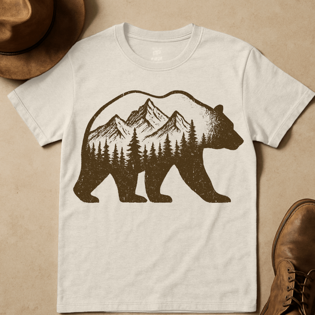 BEAR FIR FOREST T-SHIRT