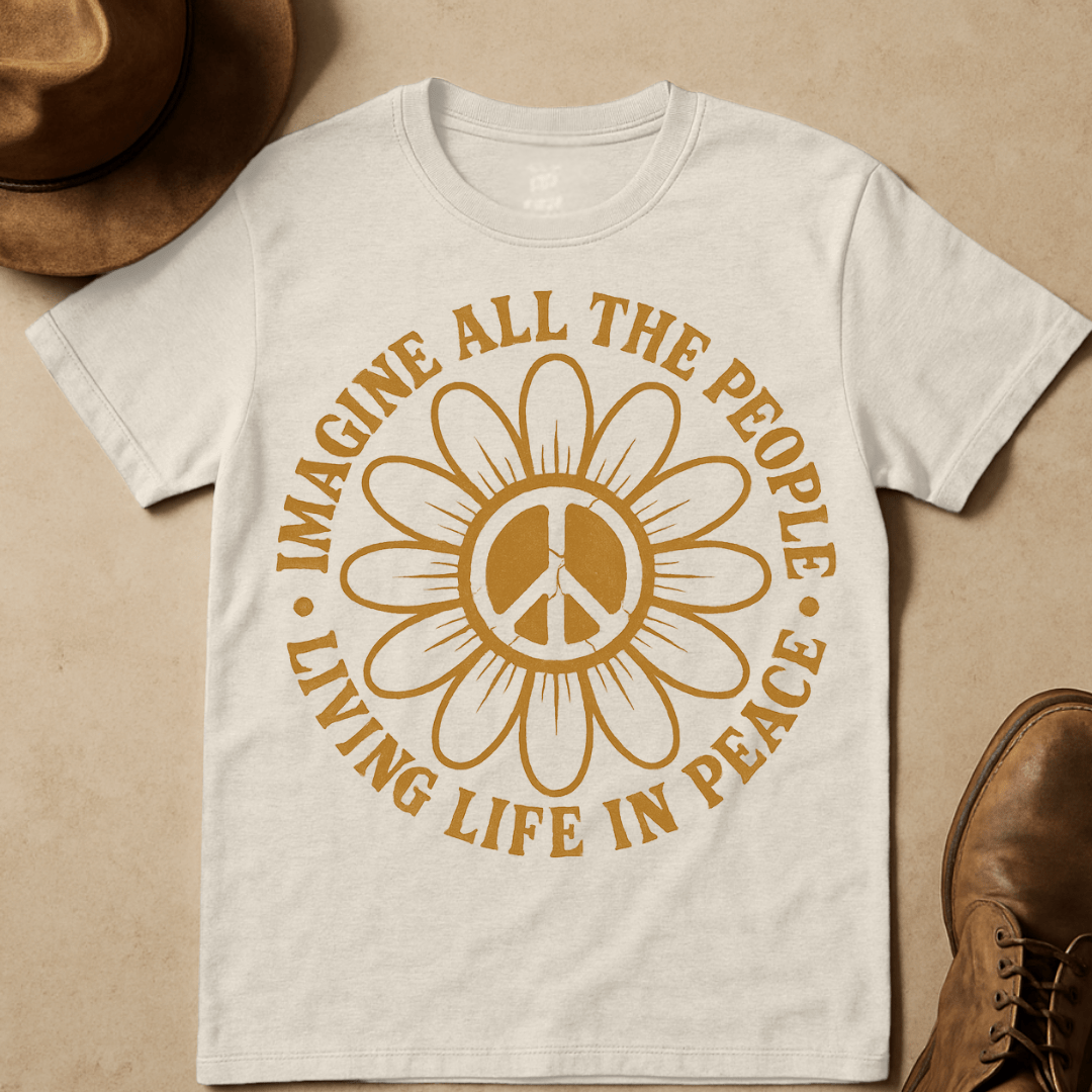 BOHO PEACE QUOTE T-SHIRT