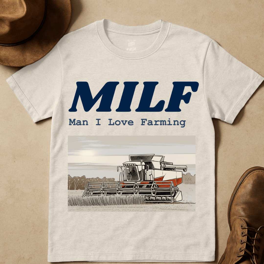 MAN I LOVE FARMING COMBINE T-SHIRT