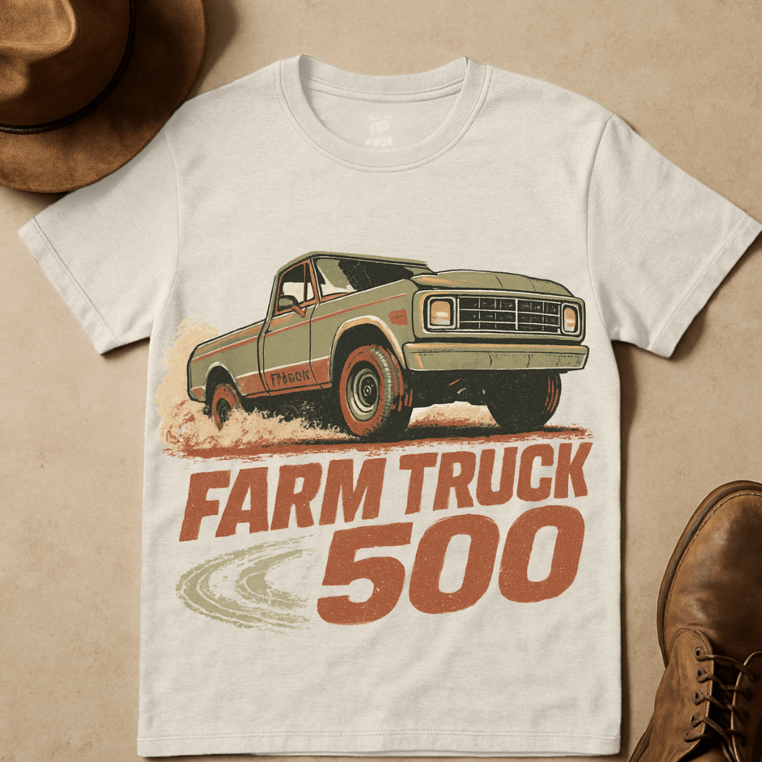 FARM TRUCK 500 DRIFT RACING T-SHIRT
