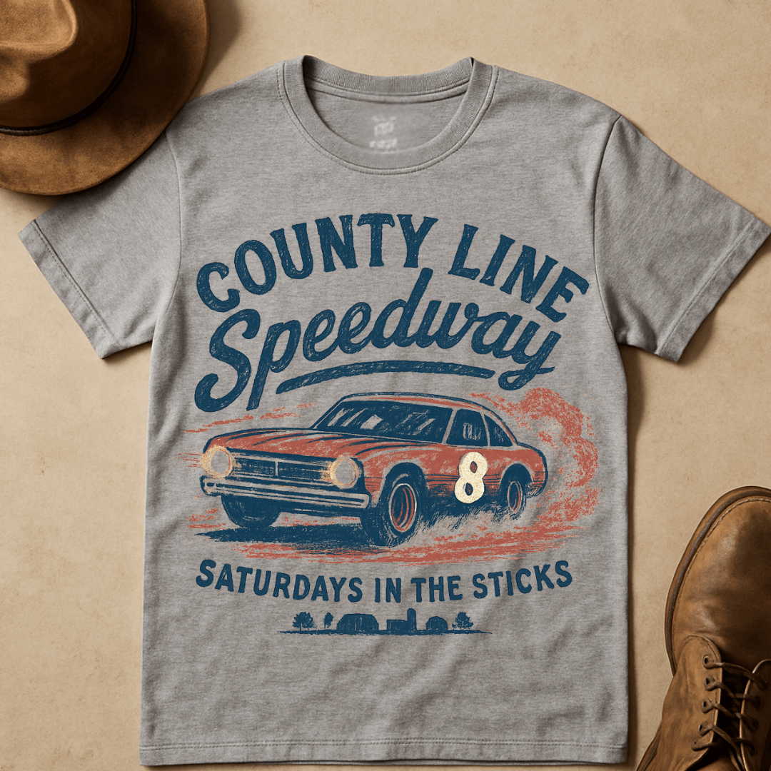 RACING COUNTY LINE SPEEDWAY T-SHIRT