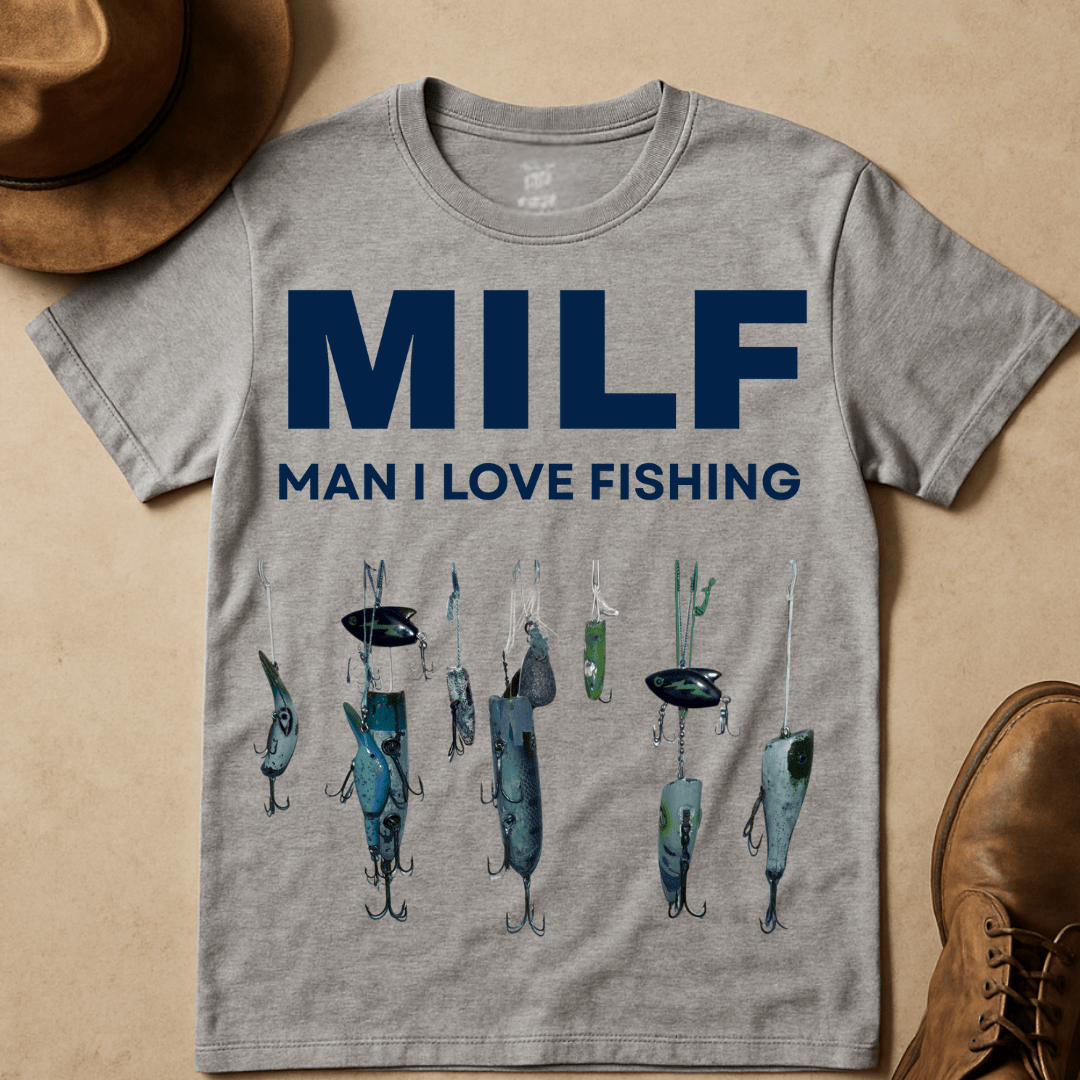 MAN I LOVE FISHING T-SHIRT