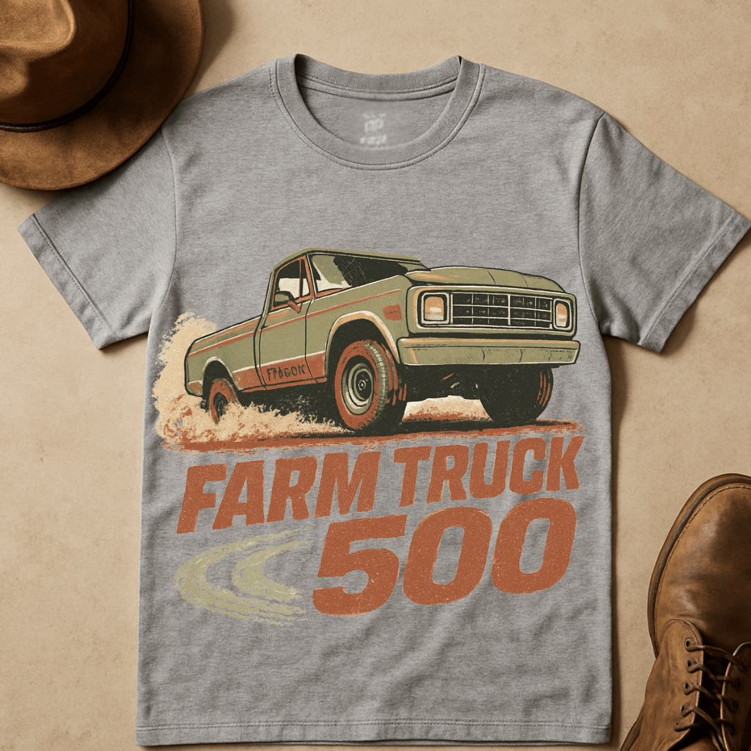 FARM TRUCK 500 DRIFT RACING T-SHIRT