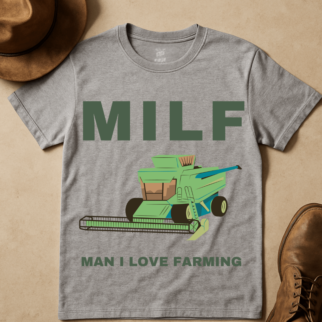 MAN I LOVE FARMING GREEN T-SHIRT
